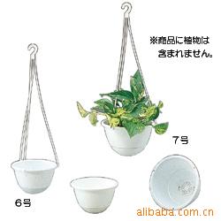 供应爱丽思纯白吊式花盆